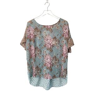 UMGEE floral blouse NWT